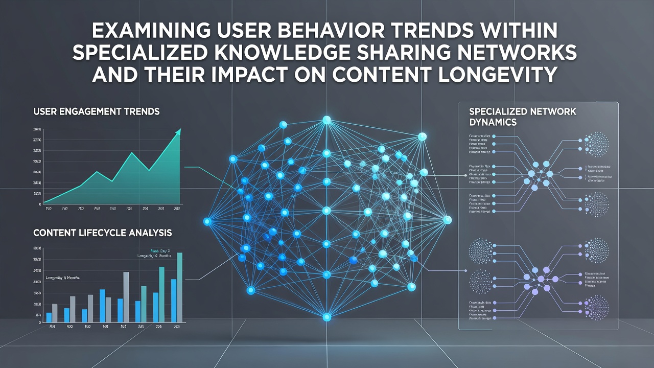 Examining User Behavior Trends Within Specialized Knowledge Sharing Networks and Their Impact on Content Longevity